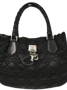 Christian Dior Black Nylon Lovely Tote Handbag